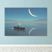 Toile de 60"x40" avec l'image "Paisible" (Insitu (Plancher de Bois))