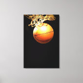 Toile de basket-ball enroulée (Recto)