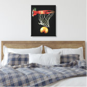 Toile de basket-ball enroulée (Insitu(Chambre))