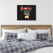 Toile de basket-ball enroulée (Insitu(Chambre))