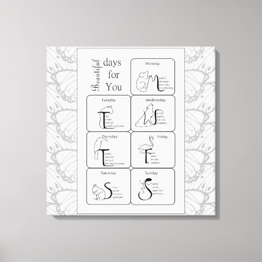 Toile De beaux jours pour vous (Recto)