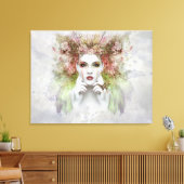 Toile De belles femmes avec papillon (Insitu(Salon))