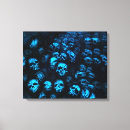 Toile de Blue Skull (Recto)