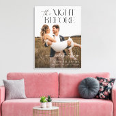 Toile de cadre la veille du dîner de répétition (Insitu(Salon))