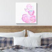 Toile de caniche rose (Insitu(Chambre))