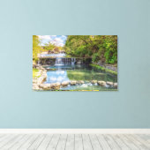 Toile de cascade de Siloam Springs Sager Creek (Insitu (Plancher de Bois))
