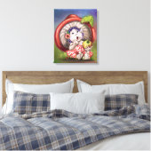 Toile de champignon et de chenille pour bébés Impr (Insitu(Chambre))