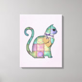 toile de chat patchwork (Recto)