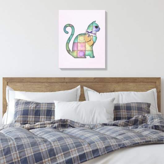 toile de chat patchwork (Insitu(Chambre))