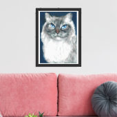 Toile de chat sibérien (Insitu(Salon))