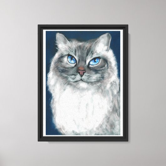 Toile de chat sibérien (Recto)