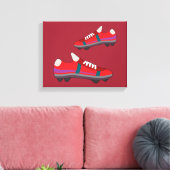 Toile de chaussures de football (Insitu(Salon))