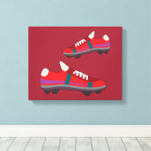 Toile de chaussures de football (Insitu (Plancher de Bois))