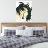 Toile de Cheval Majestic en peau de peau de rebut  (Insitu(Chambre))