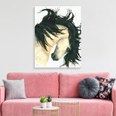 Toile de Cheval Majestic en peau de peau de rebut  (Insitu(Salon))