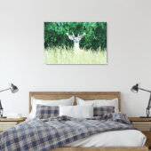 Toile de chevreuils blancs (été) Imprimer (Insitu(Chambre))