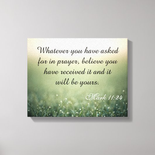 Toile de citation biblique (Recto)