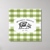 Toile de cochon de ferme à Buffalo Vert (Recto)