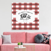Toile de cochon de la ferme de Buffalo Rouge (Insitu(Salon))