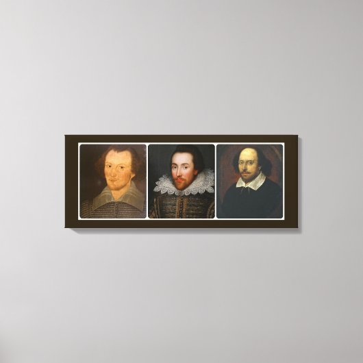 Toile de collage Shakespeare Emballée Impression (Recto)