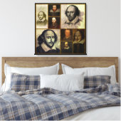 Toile de collage Shakespeare Emballée Impression (Insitu(Chambre))