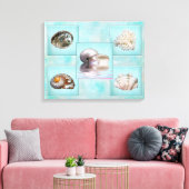 Toile de coquilles de mer Imprimer - 5 images diff (Insitu(Salon))