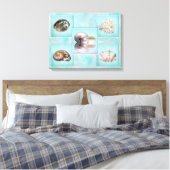 Toile de coquilles de mer Imprimer - 5 images diff (Insitu(Chambre))