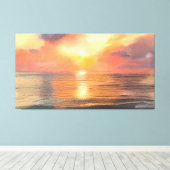 Toile de coucher de soleil (Insitu (Plancher de Bois))