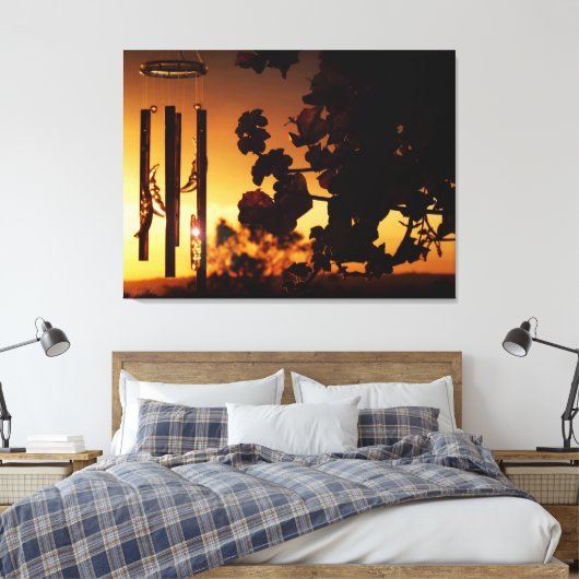 Toile de coucher de soleil doré (Insitu(Chambre))