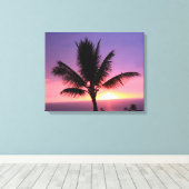 Toile de coucher de soleil hawaïen coloré Imprimer (Insitu (Plancher de Bois))