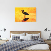 Toile de coucher de soleil Heron Gold (Insitu(Chambre))