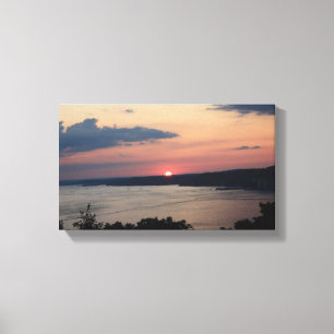 TOILE DE COUCHER DU SOLEIL DU LAC OZARK