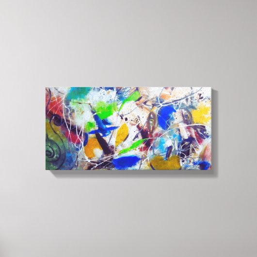 Toile de couleurs abstraites (Recto)