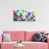 Toile de couleurs abstraites (Insitu(Salon))