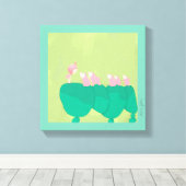 Toile de Cristina Ghelfi (Insitu (Plancher de Bois))