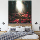 Toile de croix chrétienne unique pour décor spirit (Insitu(Chambre))