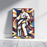 Toile de cubisme de judo<br><div class="desc">L'impression en toile de Cubisme Judo est entièrement personnalisable et unique pour accrocher sur les murs de la maison et du bureau. Conçu par Norman.R.</div>