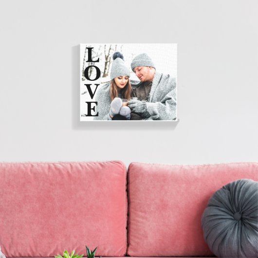 Toile de décoration intérieure en typographie d'am (Insitu(Salon))