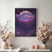 Toile de décoration murale nuage de rêve céleste