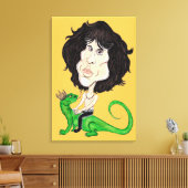 Toile de dessin de King Lizard Rockstar (Insitu(Salon))