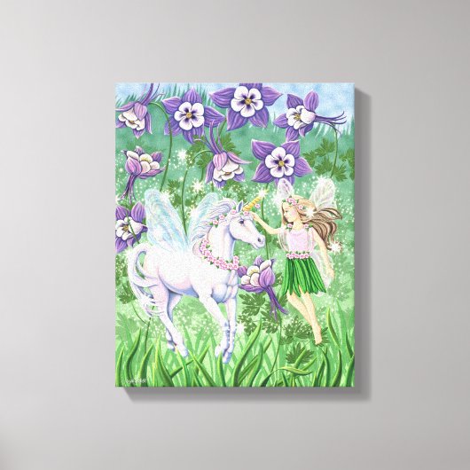 Toile de fée Unicorne (Recto)
