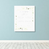 Toile de feuillage de verdure de voeux de mariage (Insitu (Plancher de Bois))