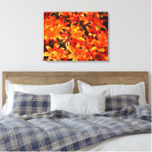 Toile de Fleur Lily Orange Feu (Insitu(Chambre))