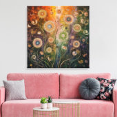 Toile de fleurs cosmiques Imprimer (Insitu(Salon))