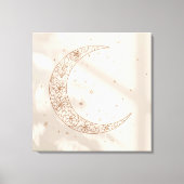 Toile de fond céleste boho | Cycle lunaire minimal (Recto)