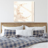 Toile de fond céleste boho | Cycle lunaire minimal (Insitu(Chambre))