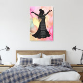 Toile de fond chrétienne de femme pieuse (Insitu(Chambre))