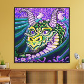 toile de fond de dragon (carré) (Insitu(Salon))