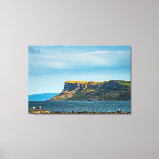 Toile de fond de Fair Head sur la côte | Falaises (Recto)