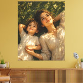Toile de fond de la nature paisible de la mère et (Insitu(Salon))